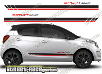 Citroen C1 racing stripes 122