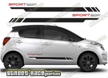 Citroen C1 racing stripes 123