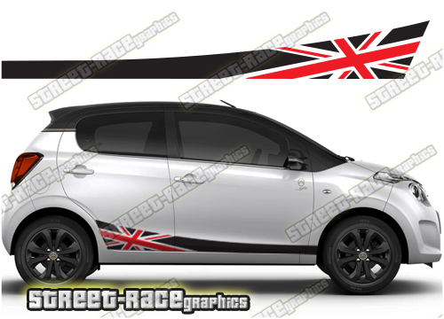 Citroen C1 racing stripes 124