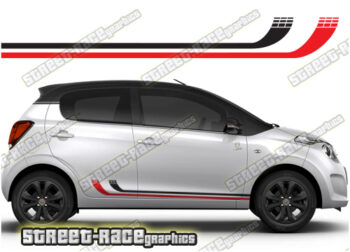 Citroen C1 racing stripes 126