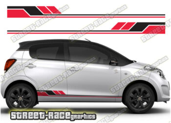 Citroen C1 racing stripes 128