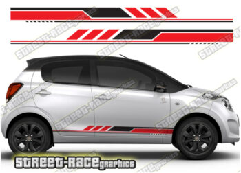Citroen C1 racing stripes 129
