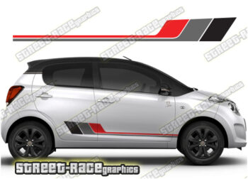 Citroen C1 racing stripes 130
