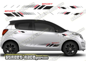 Citroen C1 racing stripes 131