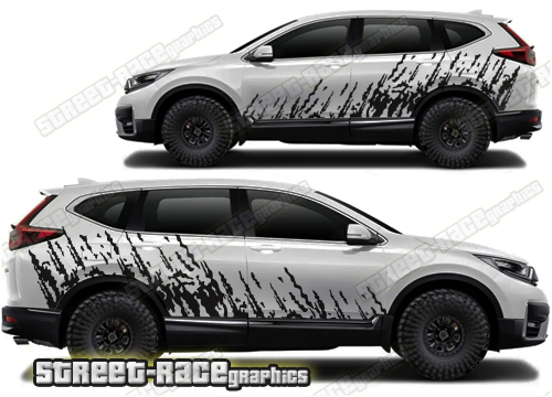 Honda CR-V 003 - mud splatter graphics
