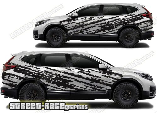 Honda CR-V 008 - ripped graphics