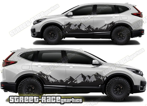 Honda CR-V 019 - Mountain graphics