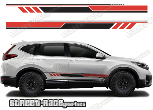Honda CR-V 056 - racing stripes