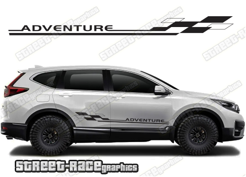 Honda CR-V 058 - Adventure racing stripes