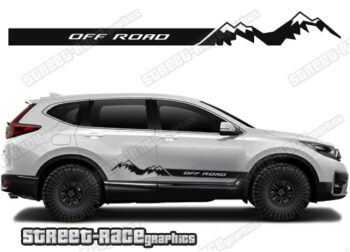 Honda CR-V 061 - off road racing stripes