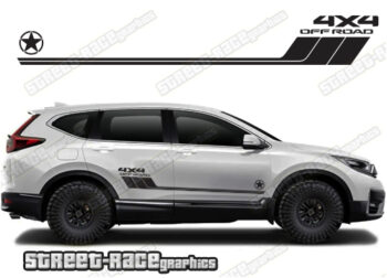 Honda CR-V 065 - off road 4x4 racing stripes