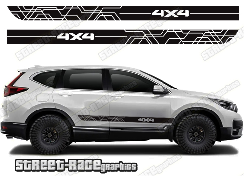 Honda CR-V 068 - 4x4 racing stripes