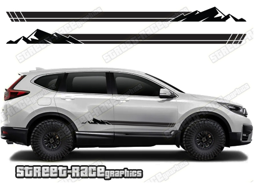 Honda CR-V 069 - 4x4 racing stripes