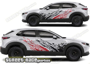 Mazda CX-30 001 - mud splatter graphics