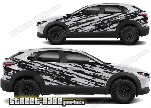 Mazda CX-30 008 - ripped graphics