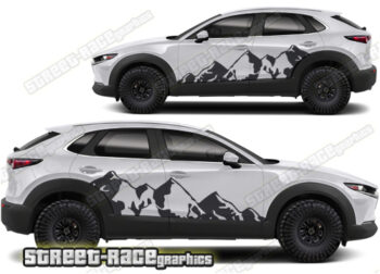 Mazda CX-30 022 - Mountain graphics
