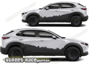 Mazda CX-30 023 - Forest overland graphics