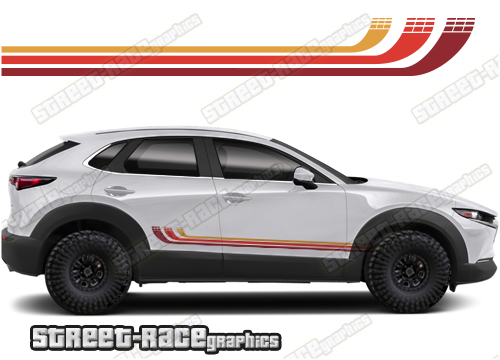 Mazda CX-30 042 - Retro stripes
