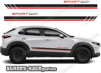 Mazda CX-30 053 - racing stripes