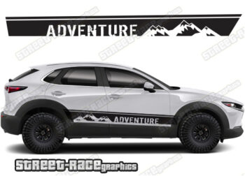 Mazda CX-30 062 - mountain adventure racing stripes