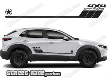 Mazda CX-30 065 - off road 4x4 racing stripes