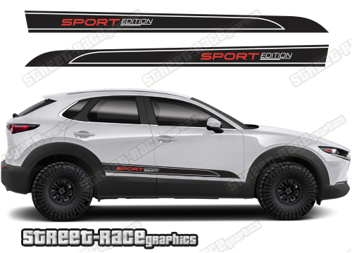 Mazda CX-30 067 - off road 4x4 decals