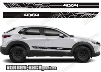 Mazda CX-30 068 - 4x4 racing stripes