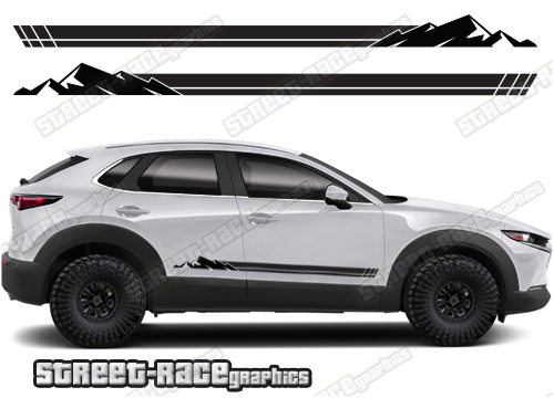 Mazda CX-30 069 - 4x4 racing stripes