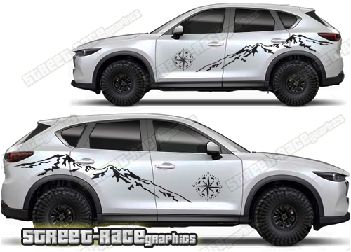 Mazda CX-5 029 - Mountain adventure graphics