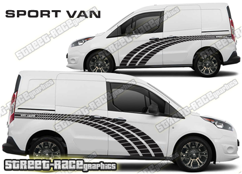 Ford Transit Connect 020 - sport van graphics