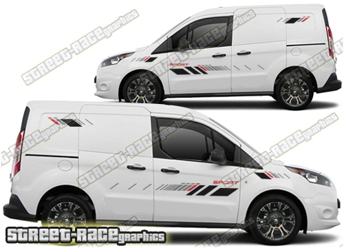 Ford Transit Connect rally 033 graphics