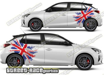 Vauxhall / Opel Corsa large graphics 025 - UNION JACK