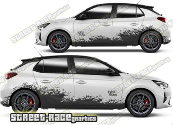 Vauxhall / Opel Corsa large graphics 034 - Got Mud