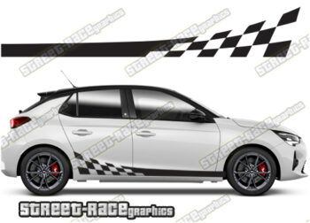 Vauxhall / Opel Corsa racing stripes 001
