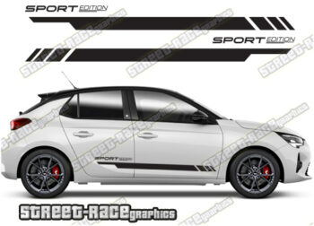Vauxhall / Opel Corsa racing stripes 002