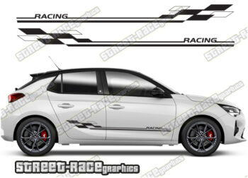 Vauxhall / Opel Corsa racing stripes 004