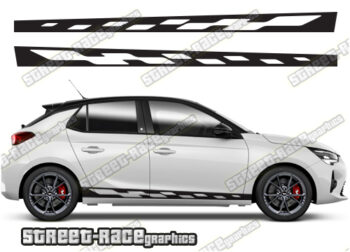 Vauxhall / Opel Corsa racing stripes 005