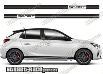 Vauxhall / Opel Corsa racing stripes 006
