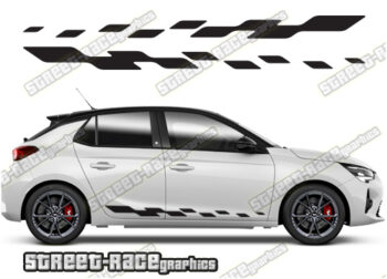 Vauxhall / Opel Corsa racing stripes 007