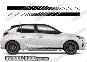 Vauxhall / Opel Corsa racing stripes 008