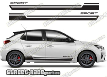 Vauxhall / Opel Corsa racing stripes 009