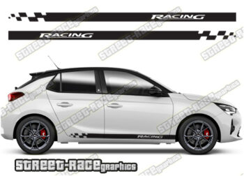Vauxhall / Opel Corsa racing stripes 010