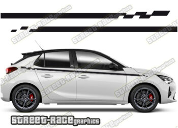 Vauxhall / Opel Corsa racing stripes 012