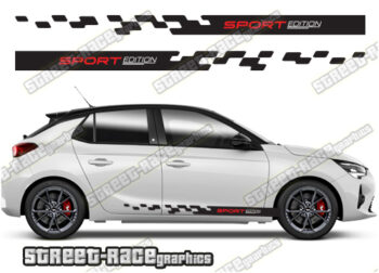 Vauxhall / Opel Corsa racing stripes 015