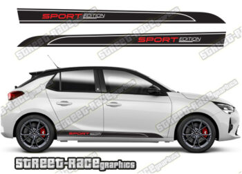 Vauxhall / Opel Corsa racing stripes 018