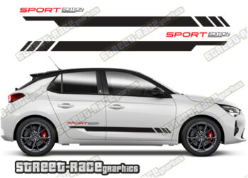 Vauxhall / Opel Corsa racing stripes 023