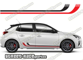 Vauxhall / Opel Corsa racing stripes 026