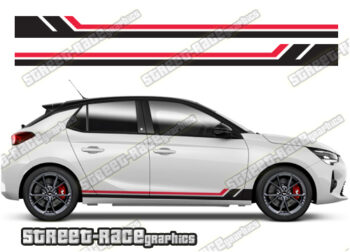 Vauxhall / Opel Corsa racing stripes 027