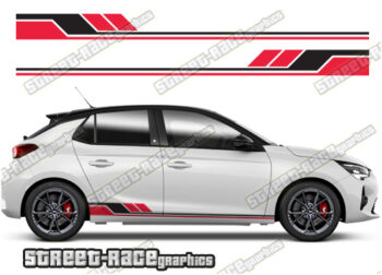 Vauxhall / Opel Corsa racing stripes 028