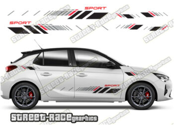 Vauxhall / Opel Corsa racing stripes 031
